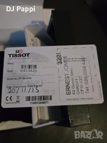 Страхотен мъжки часовник Tissot, снимка 6 - Мъжки - 55479912