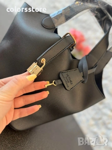 Черна чанта Hermes-IM24e, снимка 4 - Чанти - 54386150