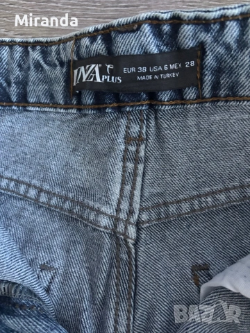 Mom Fit дънки с камъни , снимка 5 - Дънки - 54973956