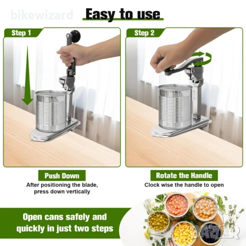 Професионална ръчка отварачка на консерви за заведения / ресторанти НОВА, снимка 4 - Други инструменти - 54034003