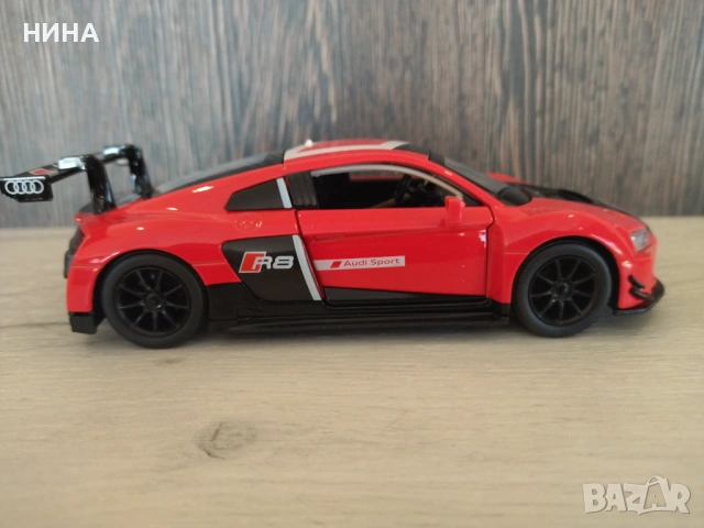 Метална количка AUDI R8 LMS !!!, снимка 4 - Колекции - 54065613