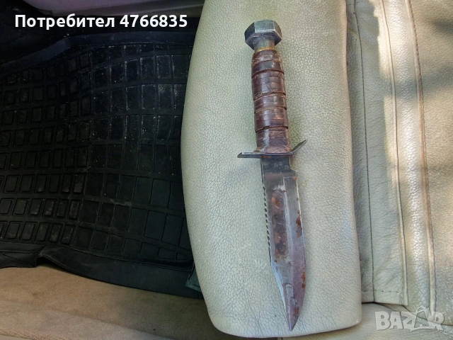 Военен нож Американски , снимка 2 - Антикварни и старинни предмети - 54698111