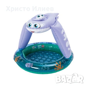 Детски надуваем басейн със сенник Тигър Скат 2 вида, снимка 9 - Басейни и аксесоари - 54520274