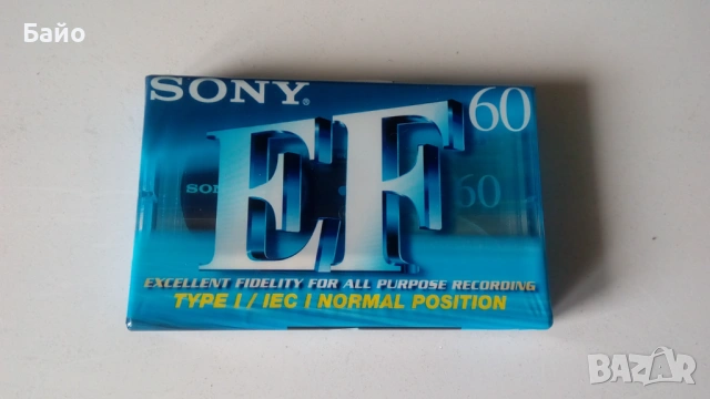 Аудио касетки sony 60 min,  4 броя, абсолютно нови!