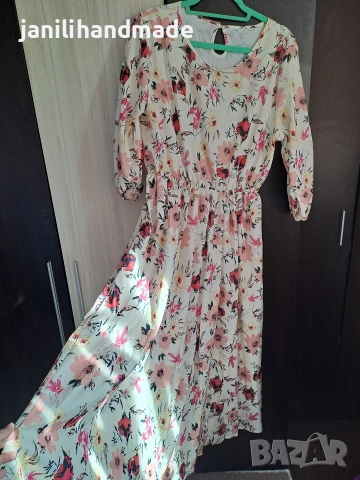 Дълга рокля на цветя