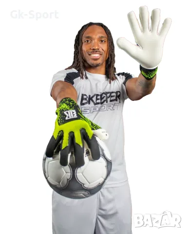 Вратарски ръкавици Bkeeper ATIK #26 Yellow размер 7,8, снимка 3 - Футбол - 55306320