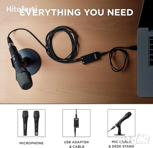 USB кондензаторен микрофон за подкасти и стрийминг проекти Marantz Professional M4U, снимка 3 - Микрофони - 54358327