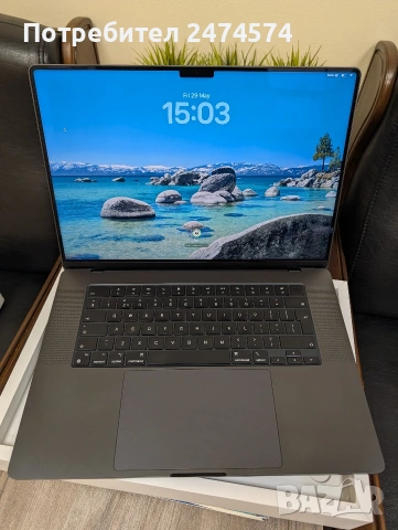 MacBook Pro M3 16 инча 18GB 2023 като нов. Батерия 99%