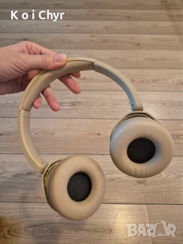 Безжични слушалки Sony WH-CH520 (Бежови) – Перфектно състояние, снимка 3 - Друга електроника - 54938203