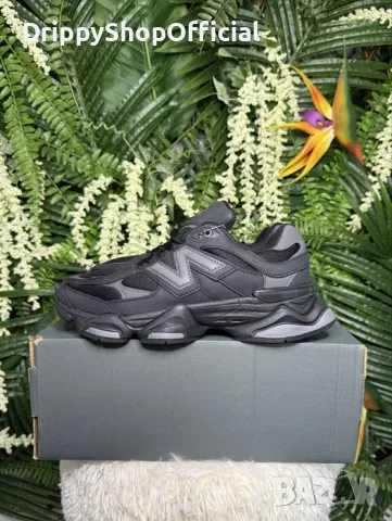 New Balance 9060 Triple Black (36-44 номер), снимка 4 - Маратонки - 55566962