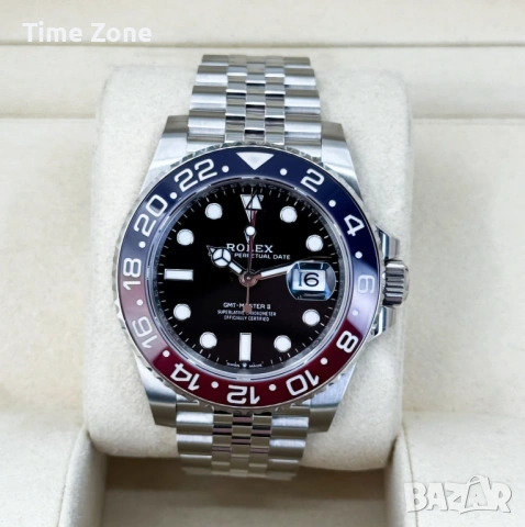 Rolex GMT-Master II 40mm Steel 'Pepsi' Jubilee Automatic Различни Варианти, снимка 4 - Мъжки - 54049118