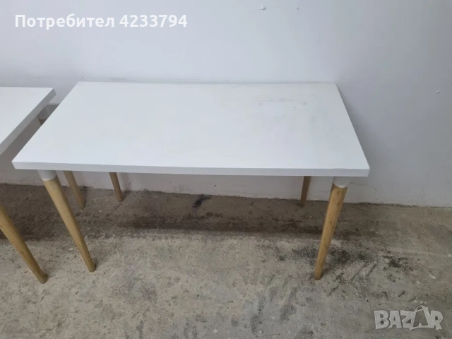 Бюро/маса 60/120 бяло/дъб сонома