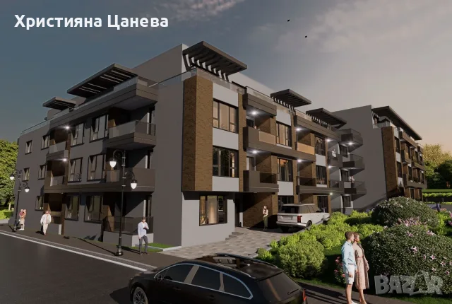 Продавам 2-стаен апартамент с включено външно паркомясто, снимка 2 - Апартаменти - 55625080