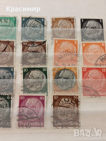 DEUTSCHES REICH , снимка 13 - Филателия - 54979341