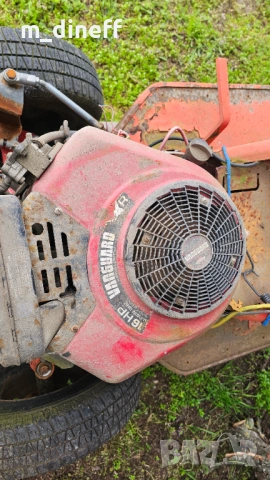 Tракторна косачка с двигател Briggs & Stratton Vanguard 16HP V-Twin - ЗА ЧАСТИ, снимка 2 - Градинска техника - 54515870