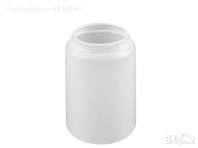 HDPE буркан 2 кг, натурален, R100