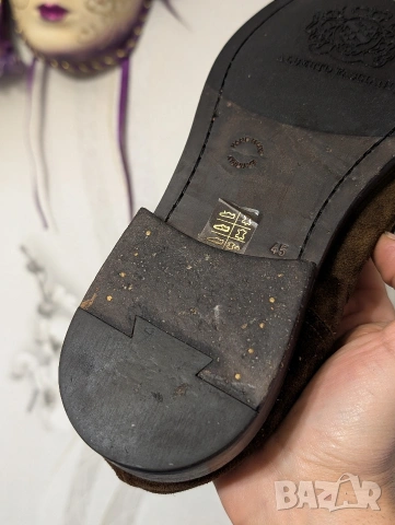 луксозни мокасини Alberto Fasciani BRIAN 57020 Penny Loafer Arabica номер 45, снимка 16 - Мокасини - 44185769