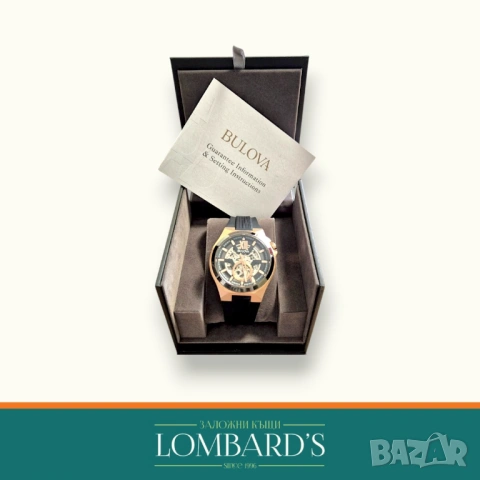 Часовник  Bulova Maquina 98A177, N: 44168660(5), снимка 3 - Мъжки - 53987341