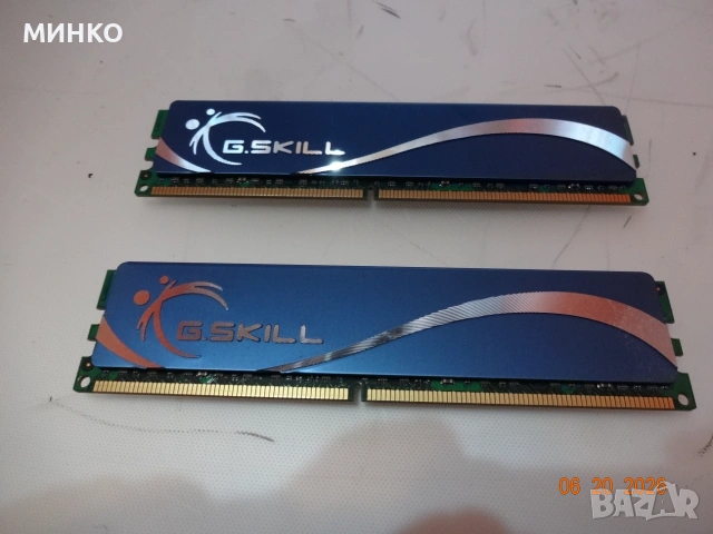 клокърска рам G.SKILL  ддр2, снимка 2 - RAM памет - 54987961