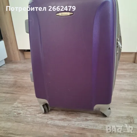 Продавам лилав куфар за екскурзия., снимка 5 - Куфари - 55372074