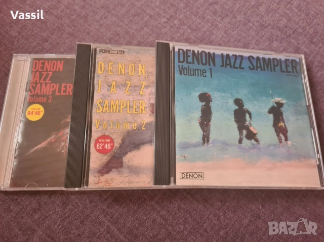 CD DENON Jazz Sampler Vol 1, 2, 3 колекция три албума