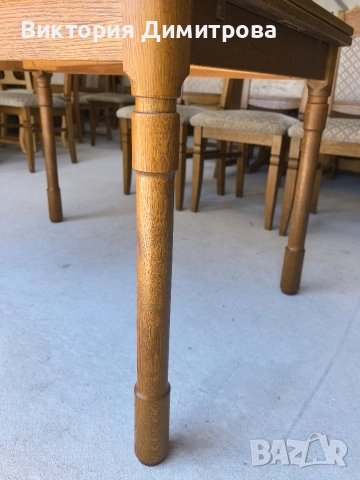 Разтегателна трапезна маса (01-247), снимка 5 - Маси - 54315205