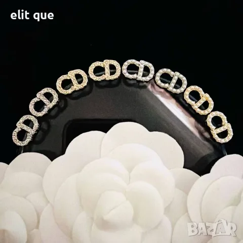обеци от висококачествена стомана Gucci Louis Vuitton Christian Dior Yves Saint Laurent , снимка 5 - Обеци - 55343098