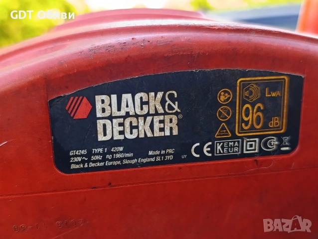 Black+Decker GT4245, снимка 4 - Градинска техника - 54753563