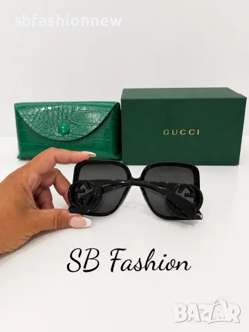 Gucci очила с лого голям модел, снимка 3 - Слънчеви и диоптрични очила - 55377158