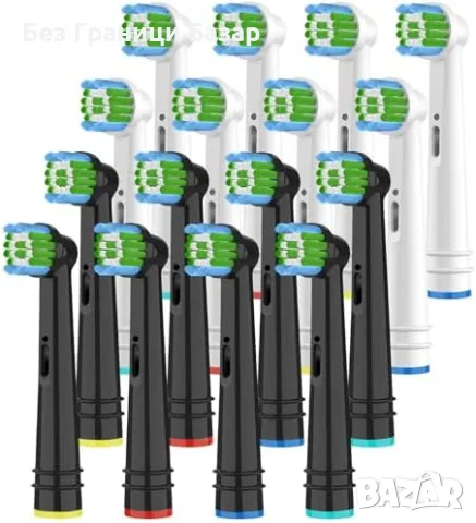 Нови 16 броя глави за Oral-B Vitality Pro Smart Genius електрически четки за зъби Орал би