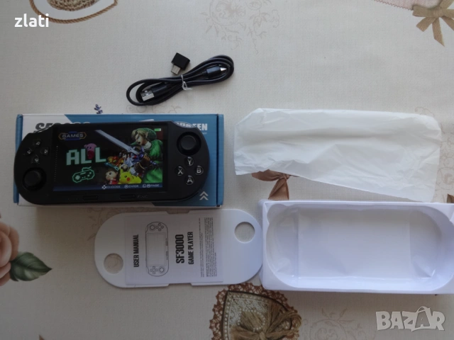 Ретро Портативна Конзола – 4.5” IPS, 20 000+ игри, 3000mAh, USB-C адаптер, 64GB microSD, снимка 4 - Други игри и конзоли - 54344803