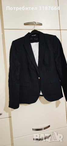 Zara ленен костюм L, снимка 3 - Костюми - 54635175