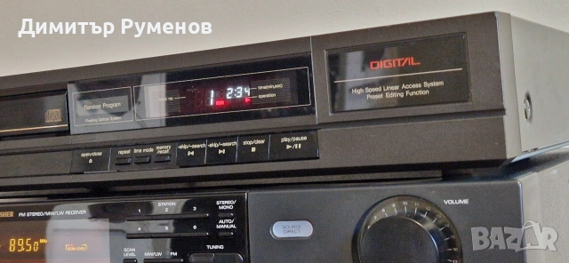 Receiver Fisher RS-9020 / CD Player Technics SL-P111, снимка 4 - Ресийвъри, усилватели, смесителни пултове - 54982578
