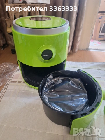 Фритюрник с горещ въздух GourmetMaxx (3 литра, 1400W) – БЕЗ КУТИЯ, снимка 3 - Фритюрници - 55008595