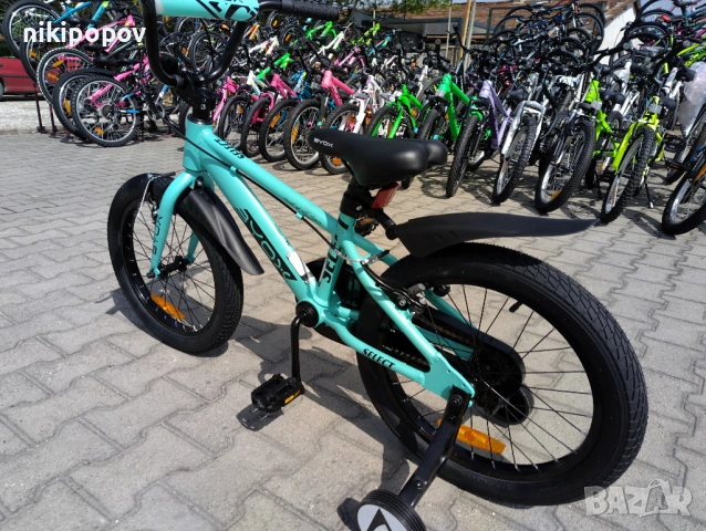 X Детски алуминиев велосипед 18" SELECT, снимка 7 - Велосипеди - 54395239