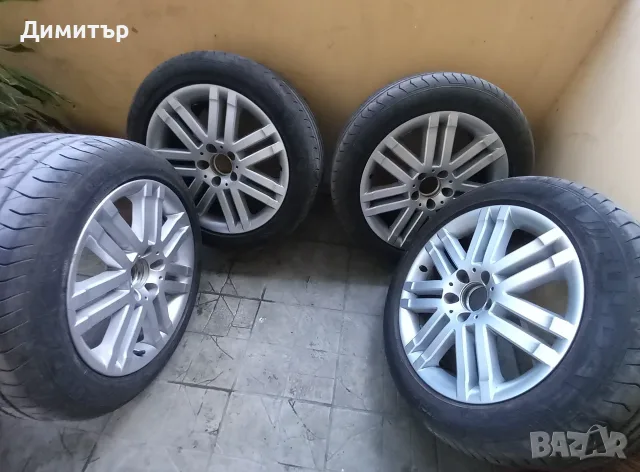 4 оригинални джанти спорт-пакет с летни гуми 17" за Mercedes