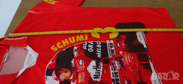 Michael Schumacher Formula One F1 Racing - полиестерна мъжка тениска XL, снимка 8 - Тениски - 54806594