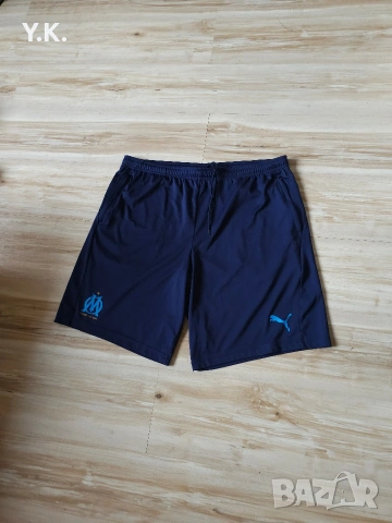 Оригинални мъжки къси гащи Puma DryCell x F.C. Olympique Marseille, снимка 2 - Къси панталони - 54778260