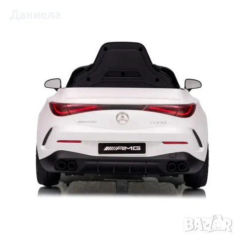 Ел. кола Mercedes AMG CLE 53 бяла, снимка 4 - Коли, камиони, мотори, писти - 55264692