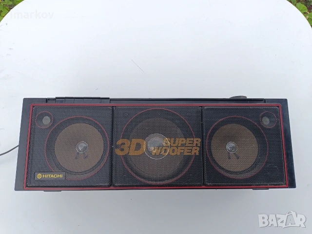 Касетофон Hitachi 3D7 MK II, снимка 3 - Радиокасетофони, транзистори - 55177606