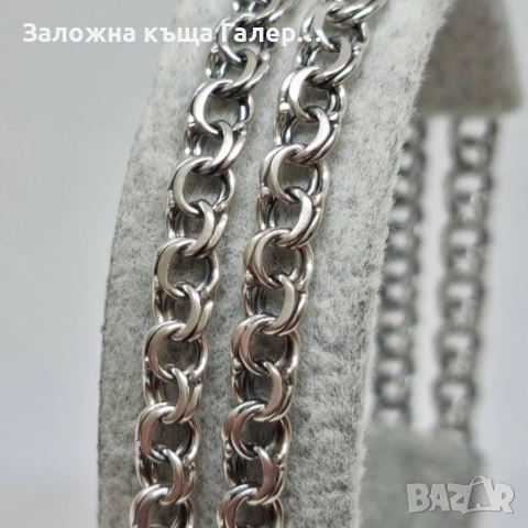 Сребърен синджир Бисмарк, 925, 12,43 г - като нов!