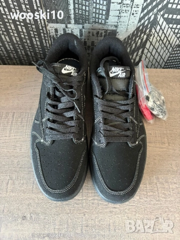 Jordan 1 x Travis Scott Retro Low Black Phantom Size EUR 44, снимка 12 - Маратонки - 54184633