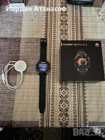 Смарт часовник HUAWEI WATCH GT 5 BLACK