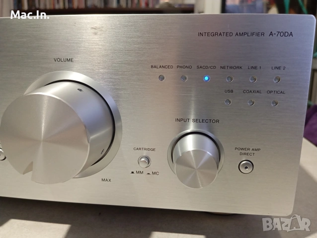 Усилвател PIONEER A-70DA -S, снимка 3 - Ресийвъри, усилватели, смесителни пултове - 54121550