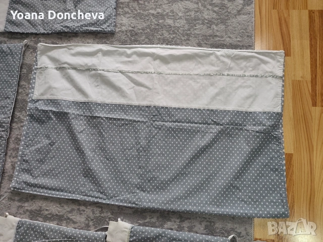 спален комплект с обиколник за бебешка кошара 140/70 см, снимка 3 - Спално бельо и завивки - 54389456