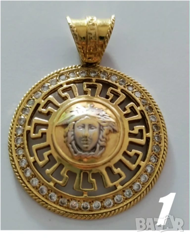 Масивна златна висулка 49147, 52141, 48841, 52057, 48843, снимка 2 - Колиета, медальони, синджири - 41607256