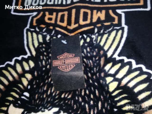 Harley Davidson нови кърпа 140х63 см и лятна шапка нова, снимка 13 - Шапки - 55513347