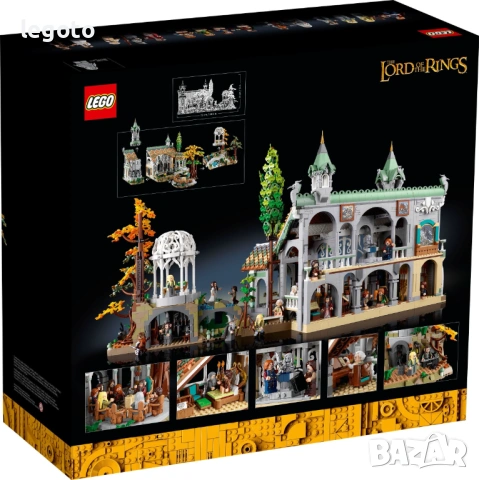 НОВО ЛEГО 10316 Властелинът на пръстените: Ломидол Lego 10316 The Lord of the Rings: Rivendell, снимка 2 - Конструктори - 54843058