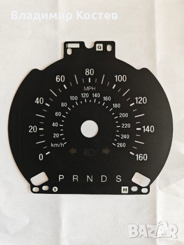Панел километраж Ford Fusion USA мили (mph)