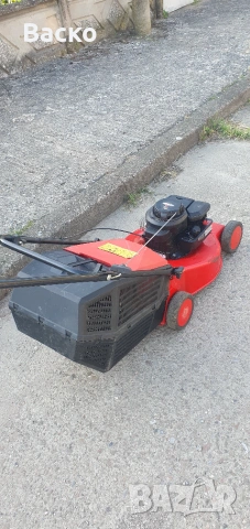 Бензинова косачка с кош Briggs Stratton , снимка 8 - Градинска техника - 55069782